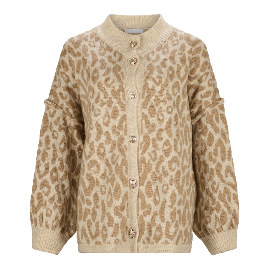 BBLeopardLux - Strickjacke