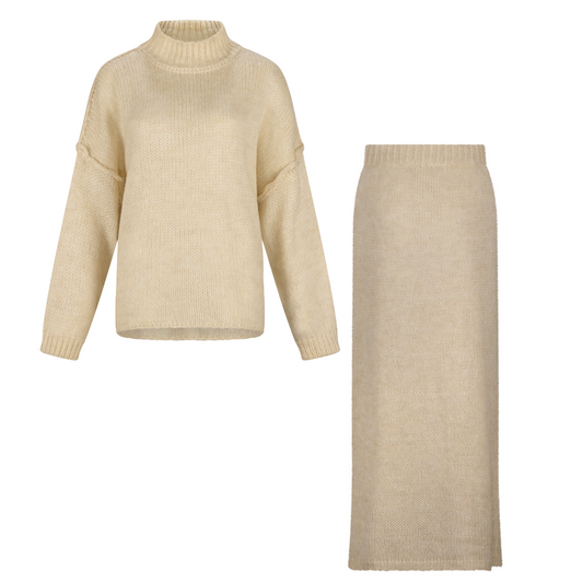 BB EleganceTrio - Set aus Rock und Pullover