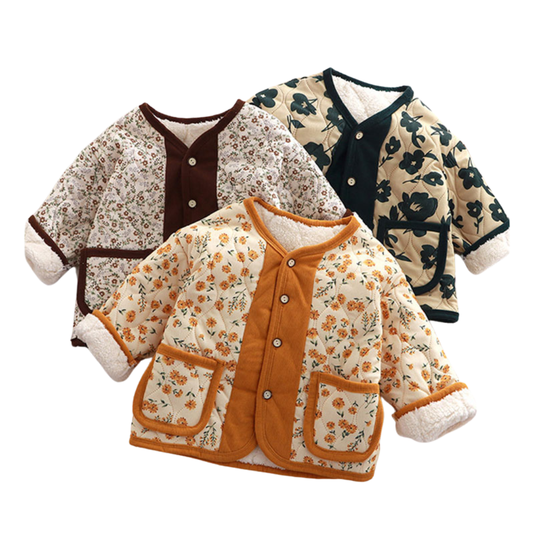 BB Bunte gefütterte Kinderjacke