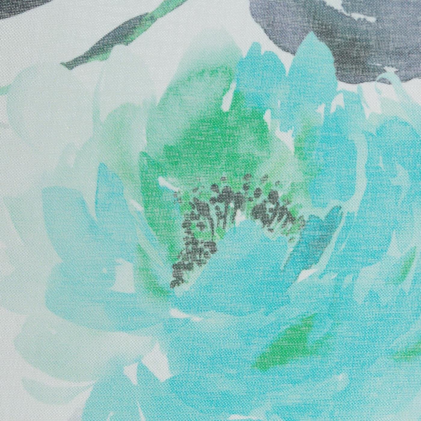 Gardine AIDA-Vorhang aus Etamine mit einem Blumen- oder Blättermotiven Ösen (2 St), halbtransparent, Etamine