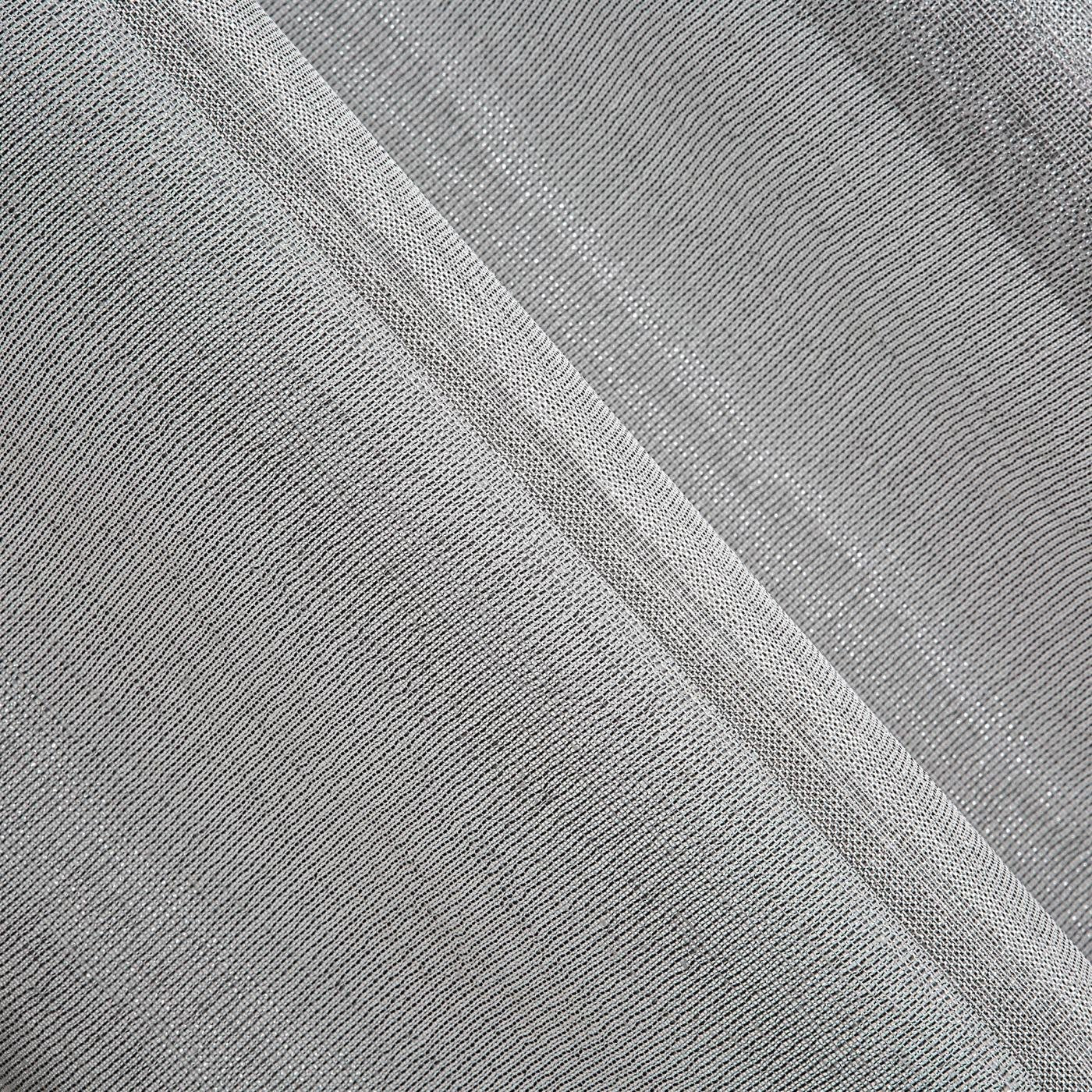 Gardine ELICIA Vorhang mit glänzendem Faden Ösen (2 St), halbtransparent, Etamine, 140x250 cm
