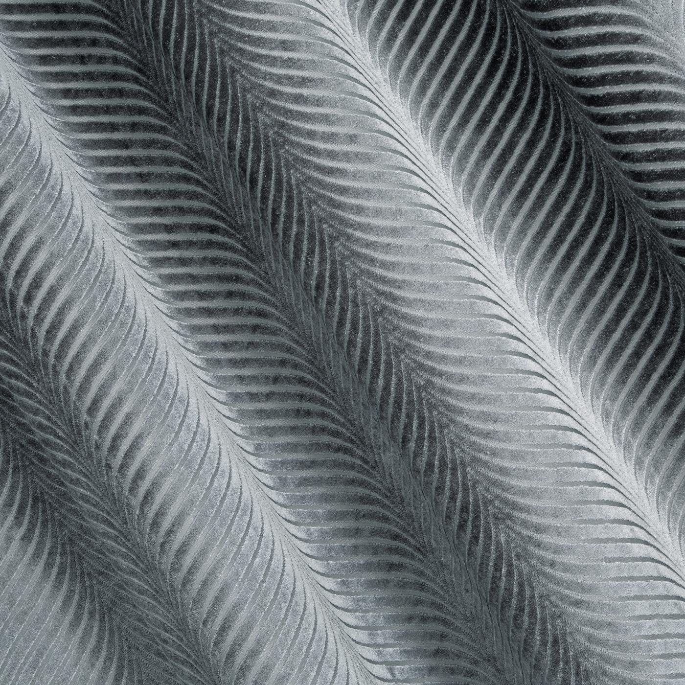 Gardine LUSSI-Vorhang aus glänzendem Samt mit Jacquardmuster Ösen (2 St), abdunkelnd, Jacquard