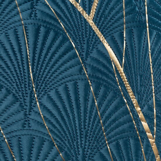 LOTOS Tagesdecke mit goldenen Lotusblüten