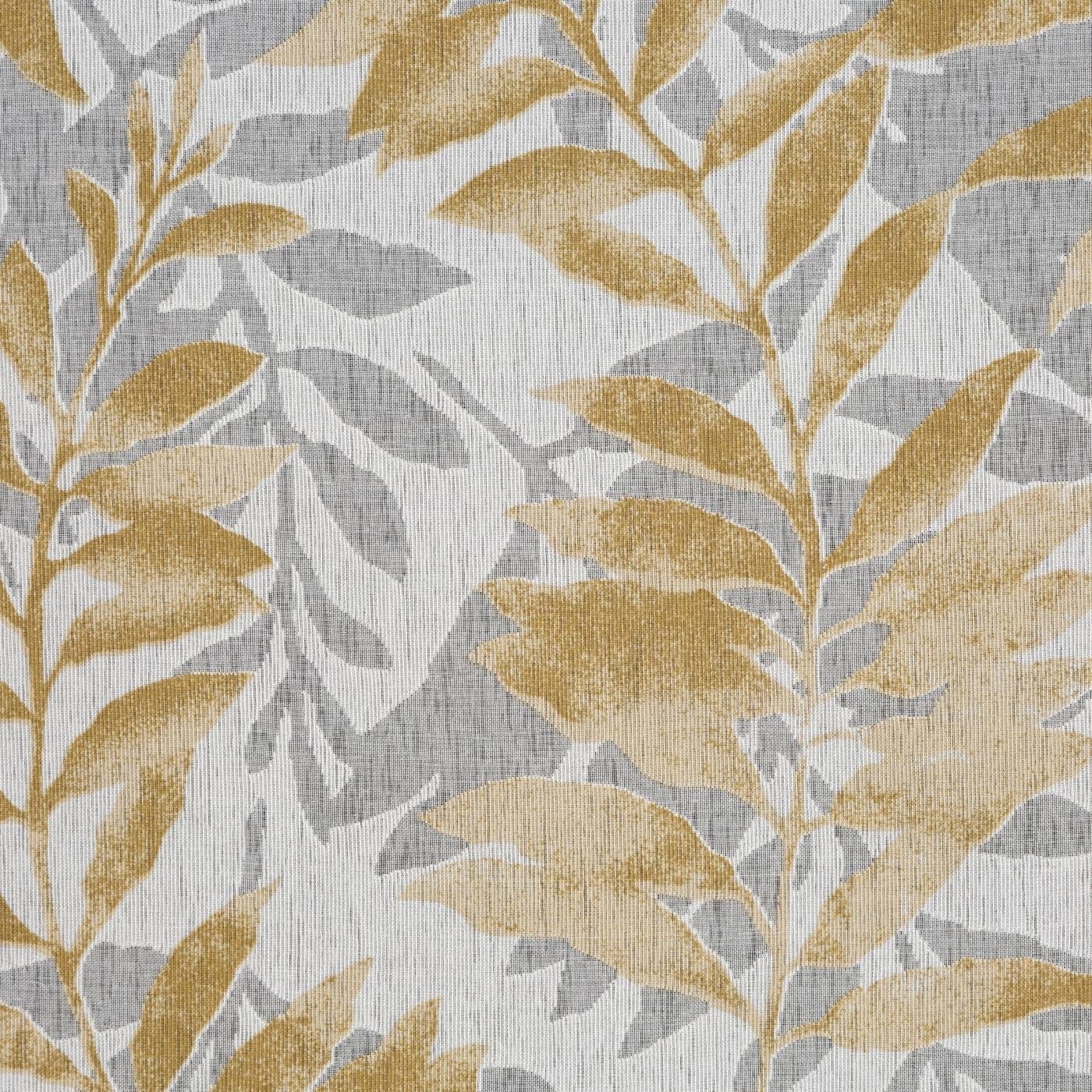 Gardine AIDA-Vorhang aus Etamine mit einem Blumen- oder Blättermotiven Ösen (2 St), halbtransparent, Jacquard