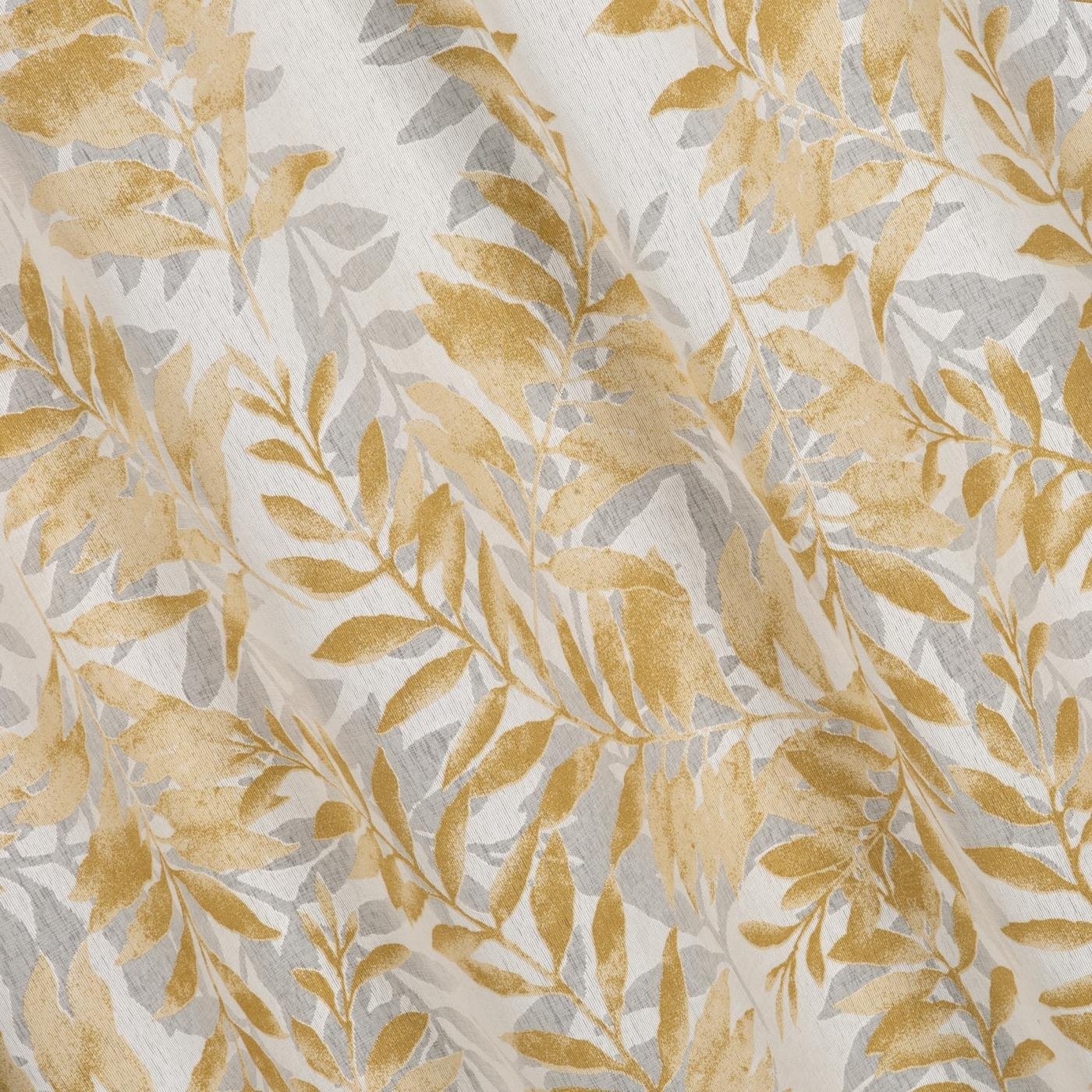 Gardine AIDA-Vorhang aus Etamine mit einem Blumen- oder Blättermotiven Ösen (2 St), halbtransparent, Jacquard