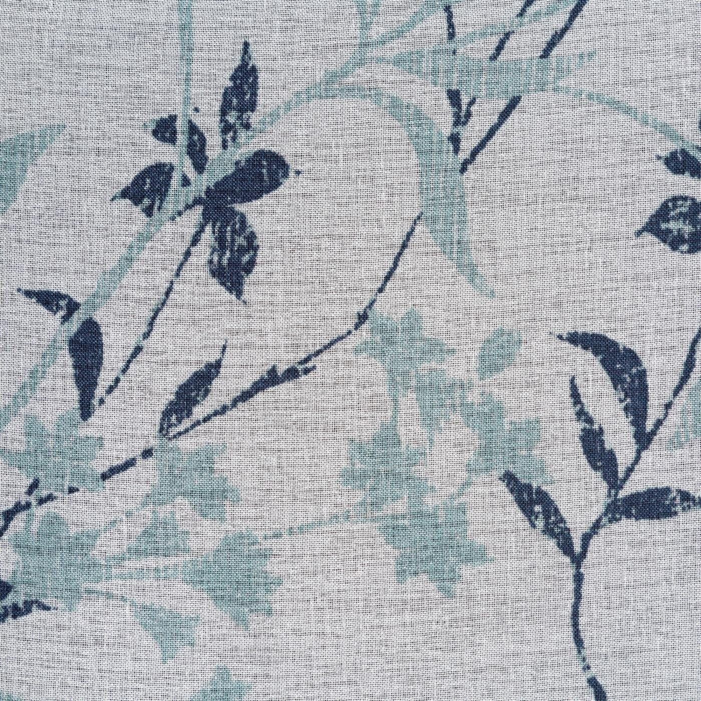Gardine AIDA-Vorhang aus Etamine mit einem Blumen- oder Blättermotiven Ösen (2 St), halbtransparent, Etamine