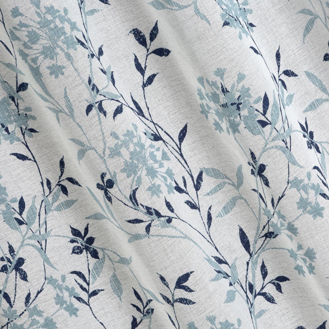 Gardine AIDA-Vorhang aus Etamine mit einem Blumen- oder Blättermotiven Ösen (2 St), halbtransparent, Etamine