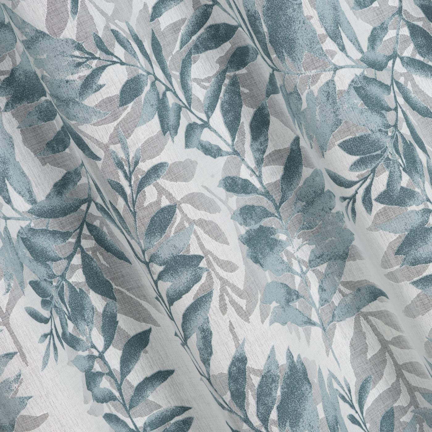 Gardine AIDA-Vorhang aus Etamine mit einem Blumen- oder Blättermotiven Ösen (2 St), halbtransparent, Jacquard