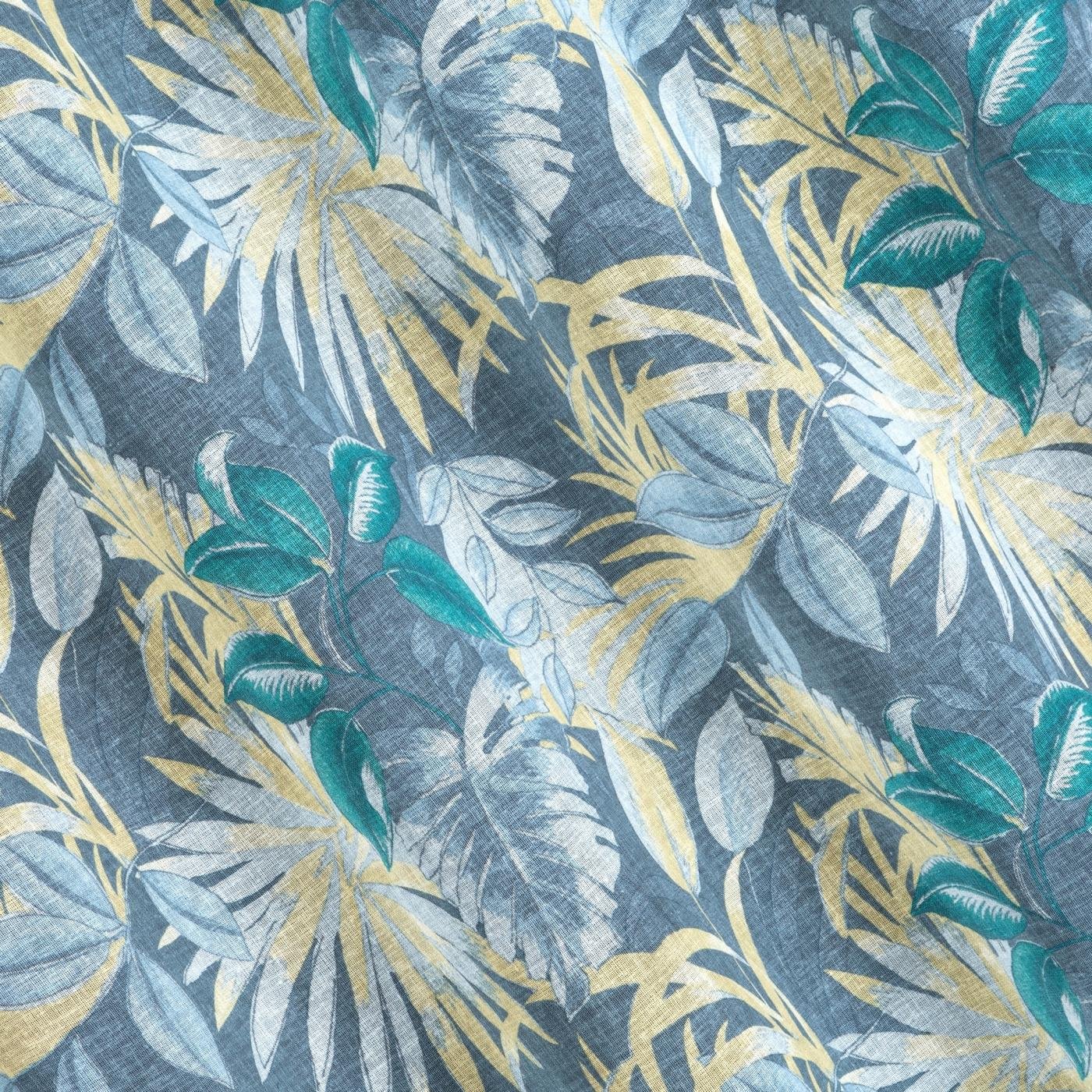 Gardine AIDA-Vorhang aus Etamine mit einem Blumen- oder Blättermotiven Ösen (2 St), halbtransparent, Etamine