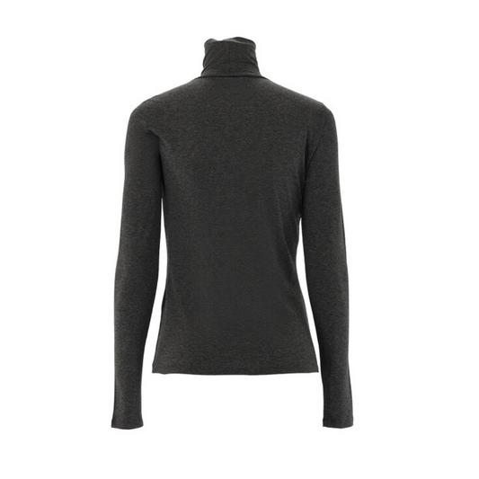 BB Rollkragen-Pullover grau