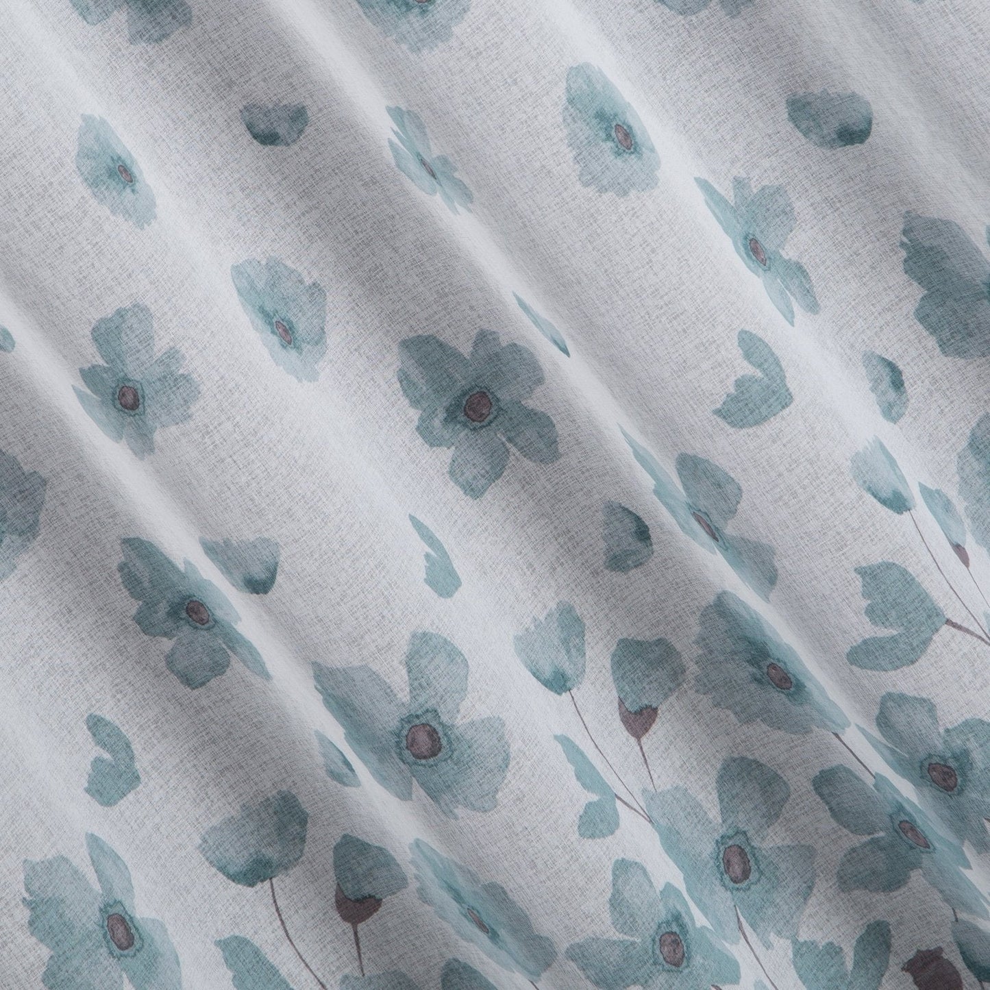 Gardine AIDA-Vorhang aus Etamine mit einem Blumen- oder Blättermotiven Ösen (2 St), halbtransparent, Etamine