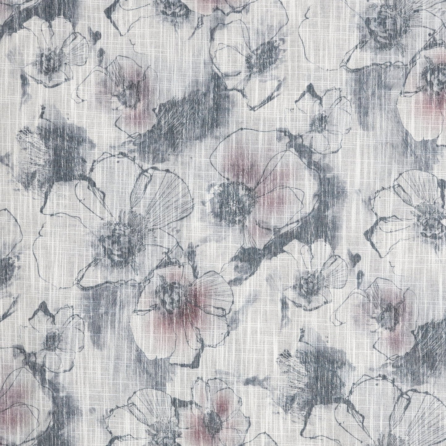 Gardine AIDA-Vorhang aus Etamine mit einem Blumen- oder Blättermotiven Ösen (2 St), halbtransparent, Etamine