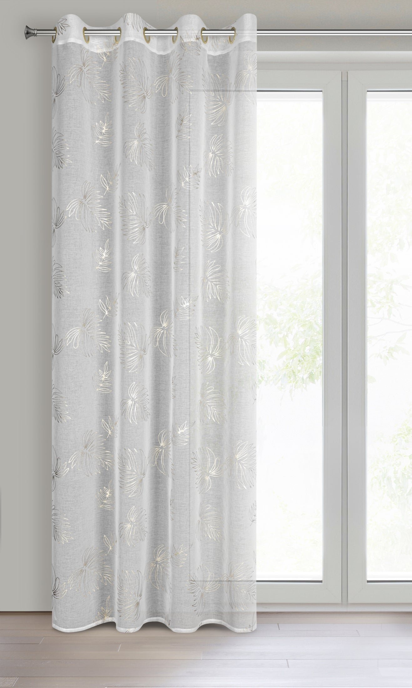 Gardine Vorhang ALINA Ösen (2 St), transparent