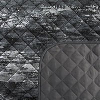Tagesdecke aus Samt mit glänzendem Stoffmuster