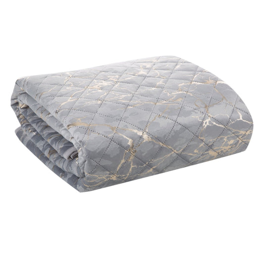 Tagesdecke aus Samt MARMOR