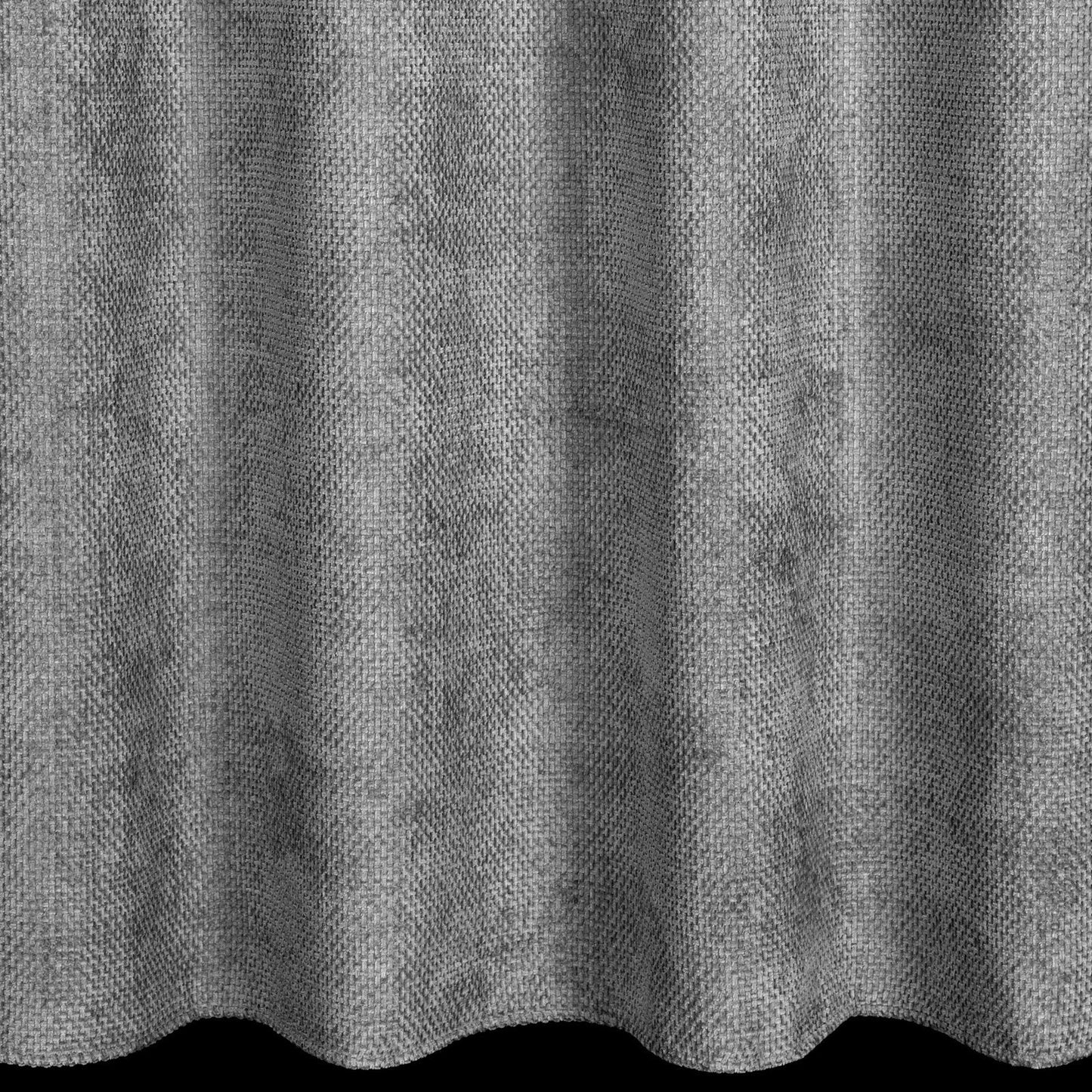 Einfarbiger ALETA-Vorhang aus Chenille, (2er Set), 135x250 cm, Ösen/Kreise