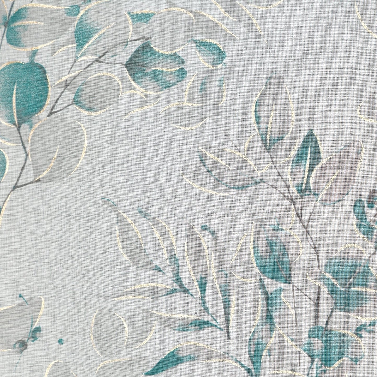 Gardine AIDA-Vorhang aus Etamine mit einem Blumen- oder Blättermotiven Ösen (2 St), halbtransparent, Etamine