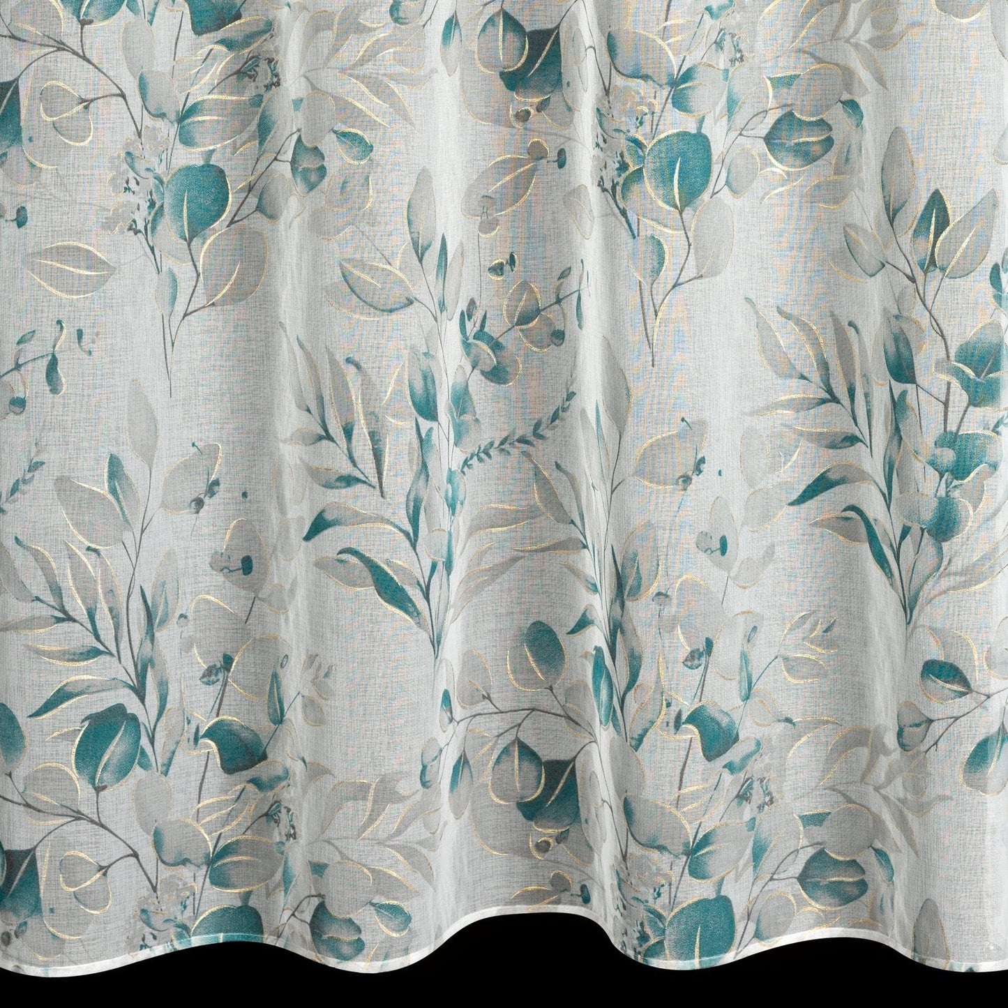 Gardine AIDA-Vorhang aus Etamine mit einem Blumen- oder Blättermotiven Ösen (2 St), halbtransparent, Etamine