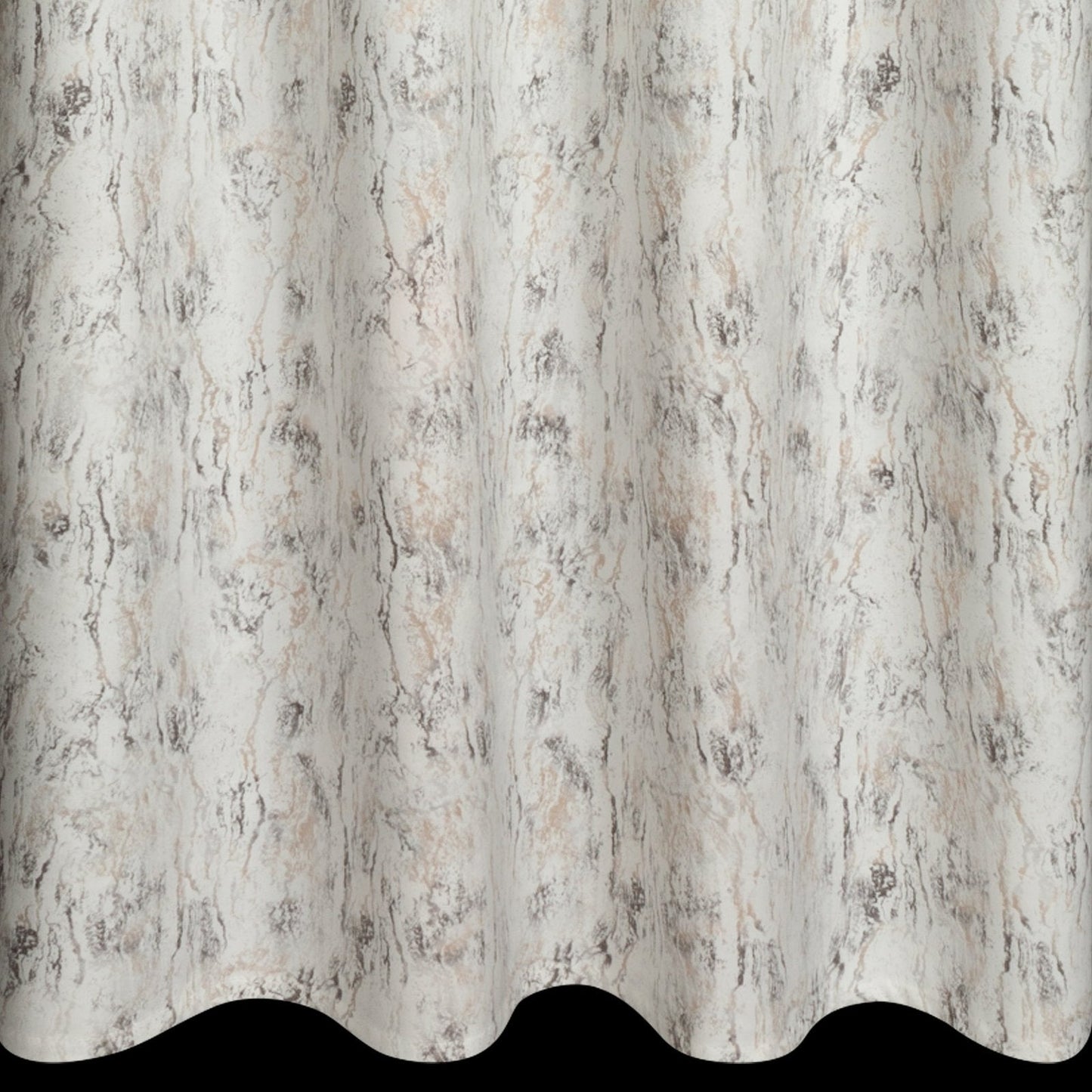 Fertigvorhang KORNELIA aus Samt, verziert mit einem glänzenden Aufdruck,(2er Set),40 x 250 cm, Ösen/Räder