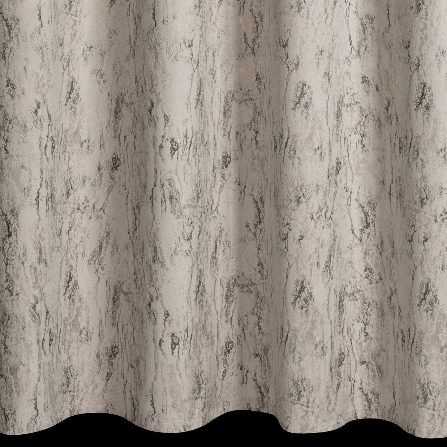 Fertigvorhang KORNELIA aus Samt, verziert mit einem glänzenden Aufdruck,(2er Set),40 x 250 cm, Ösen/Räder