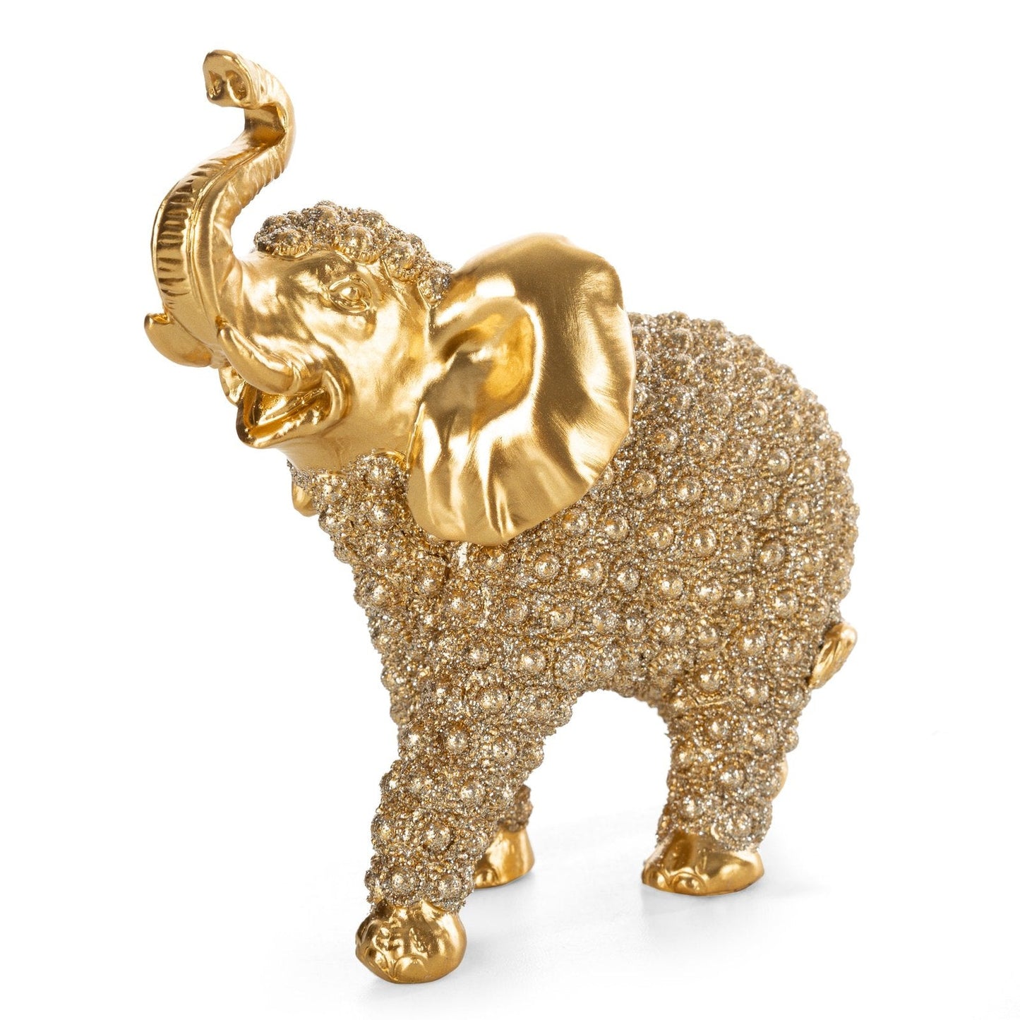 Elefant - eine dekorative Figur mit einem fein geprägten Karomuster