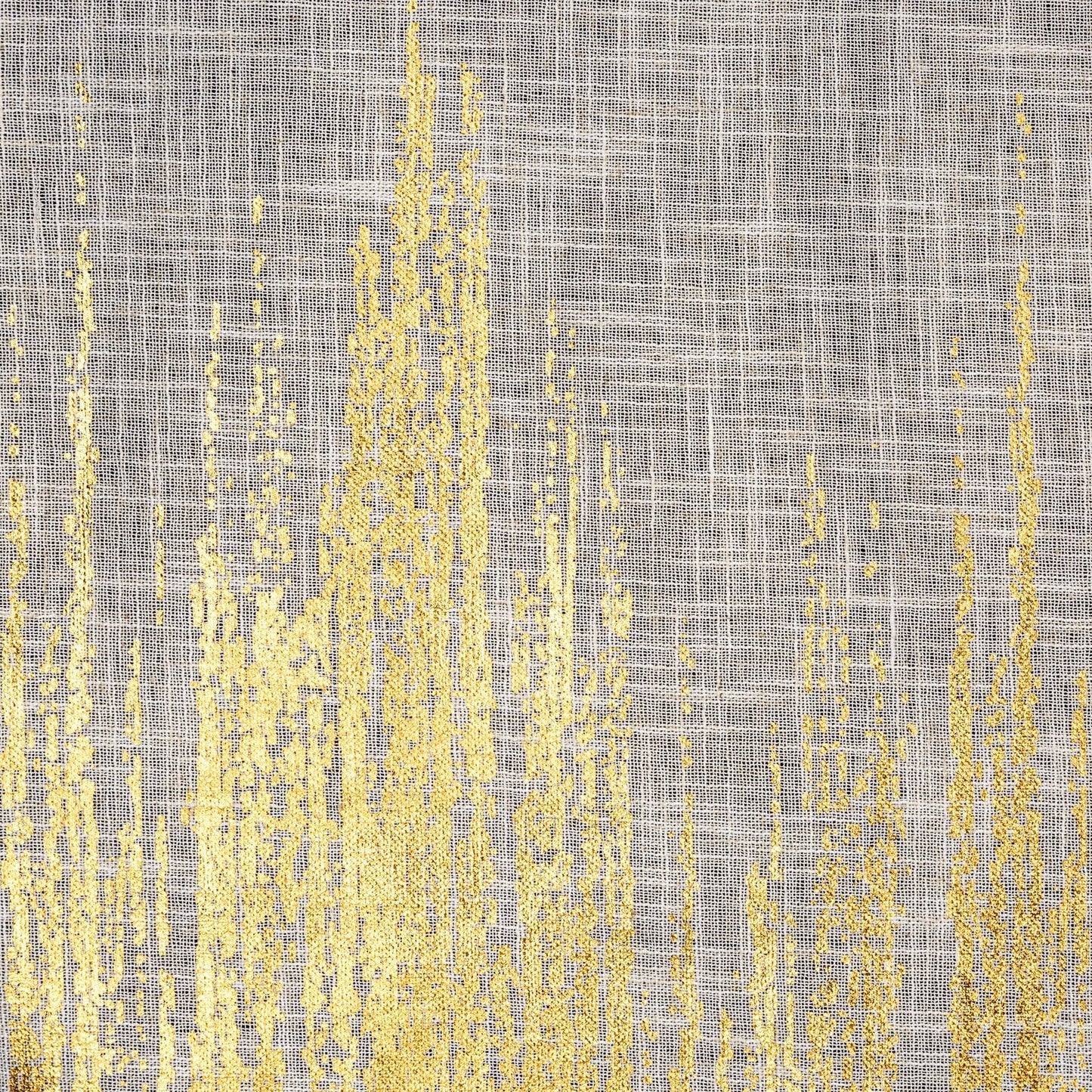 Fertiger IMANI-Vorhang mit Zusatz von Leinen im Öko-Stil,(2er Set),135 x 250 cm, Ösen/Räder