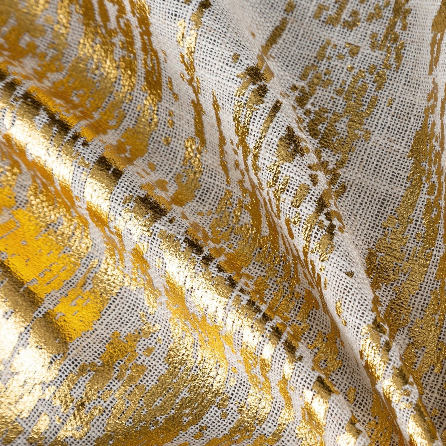 Fertiger IMANI-Vorhang mit Zusatz von Leinen im Öko-Stil,(2er Set),135 x 250 cm, Ösen/Räder
