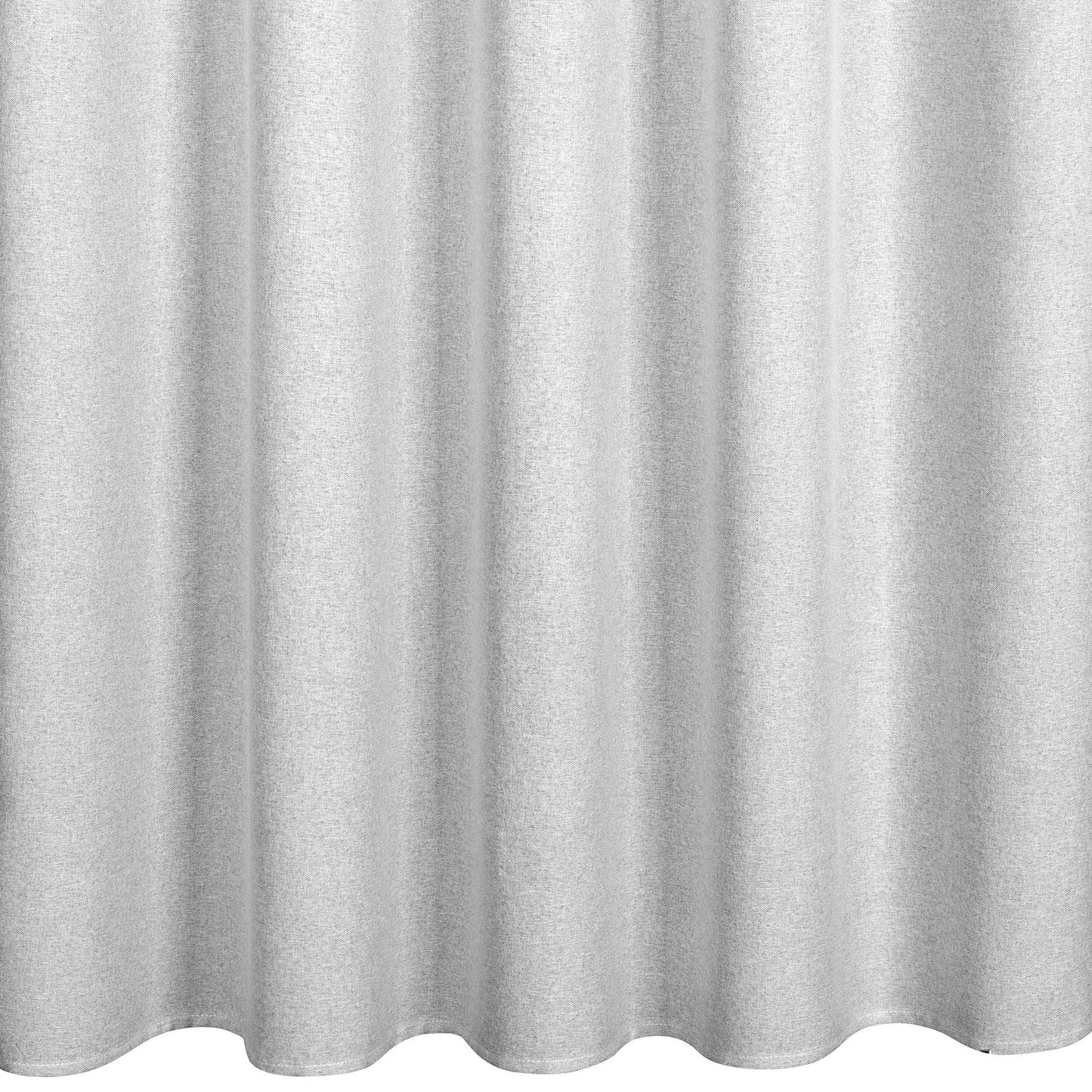 ERIS-Vorhang im Öko-Stil mit Melange-Effekt,(2er Set),140 x 270 cm, Band/Tunnel/Frösche