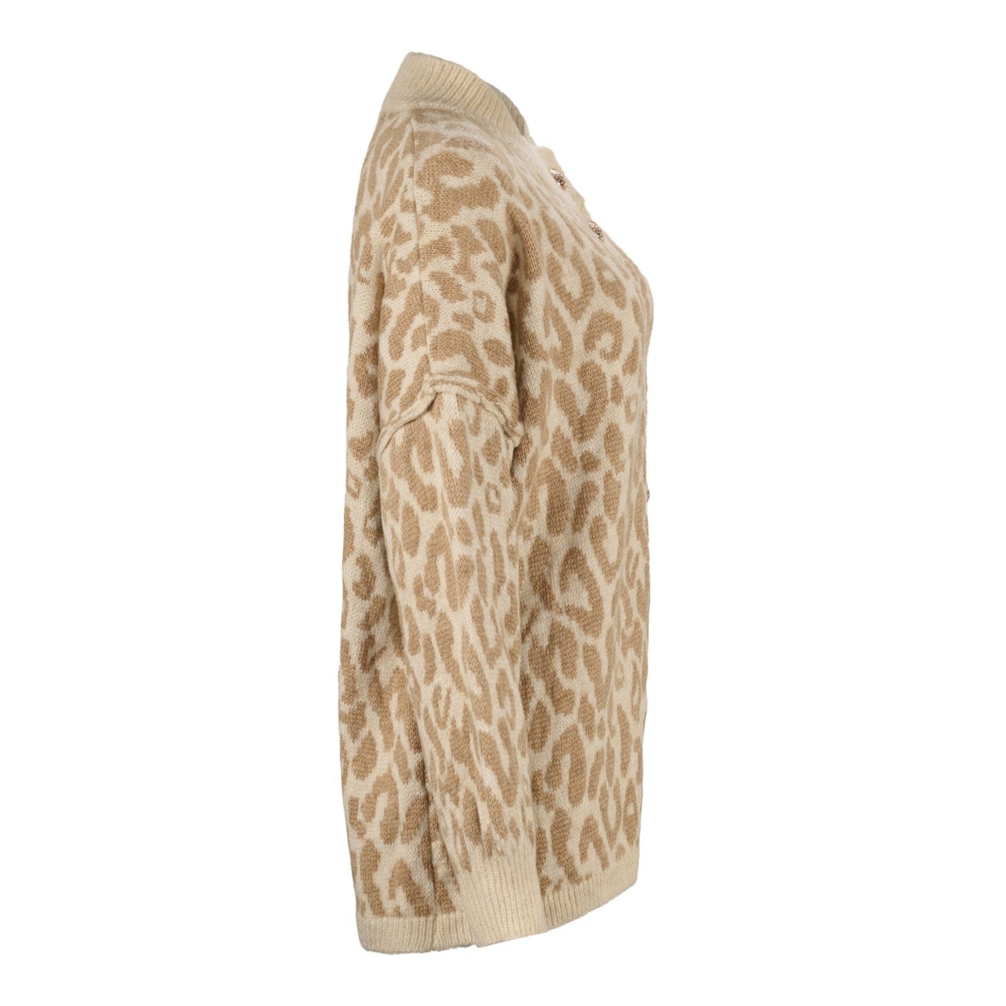 BBLeopardLux - Strickjacke
