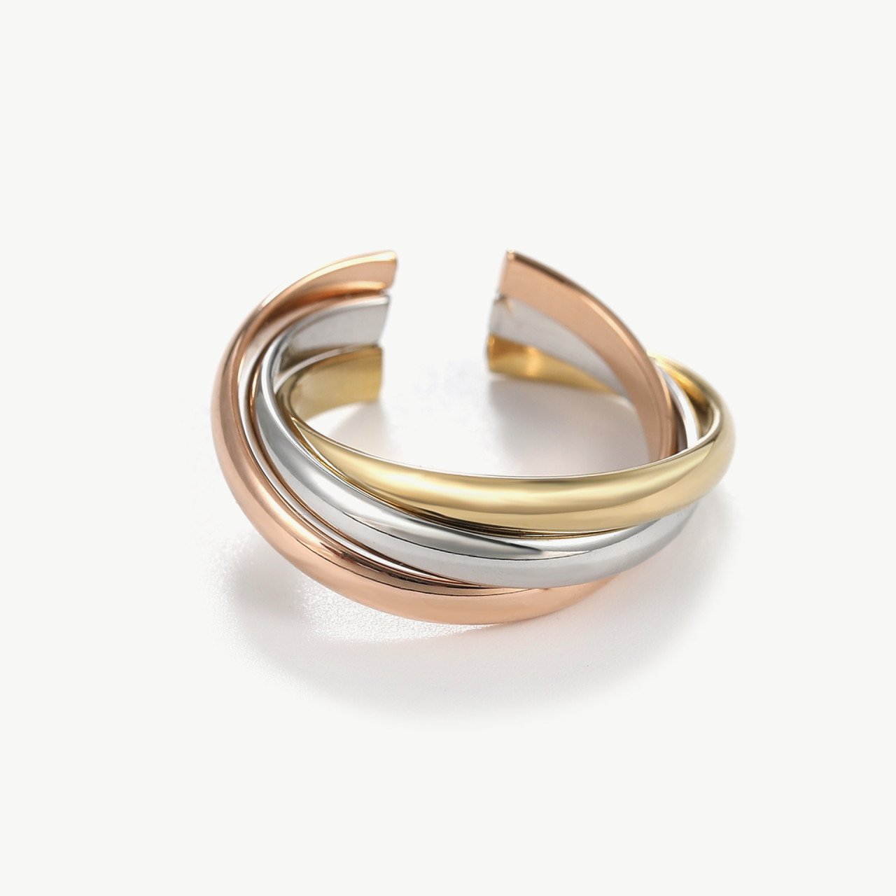 BB Edelstahl-Ring in drei Farben