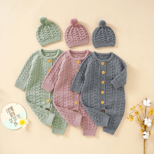 BB CuddlyComfort - Baby-Strampler und Mützen Set