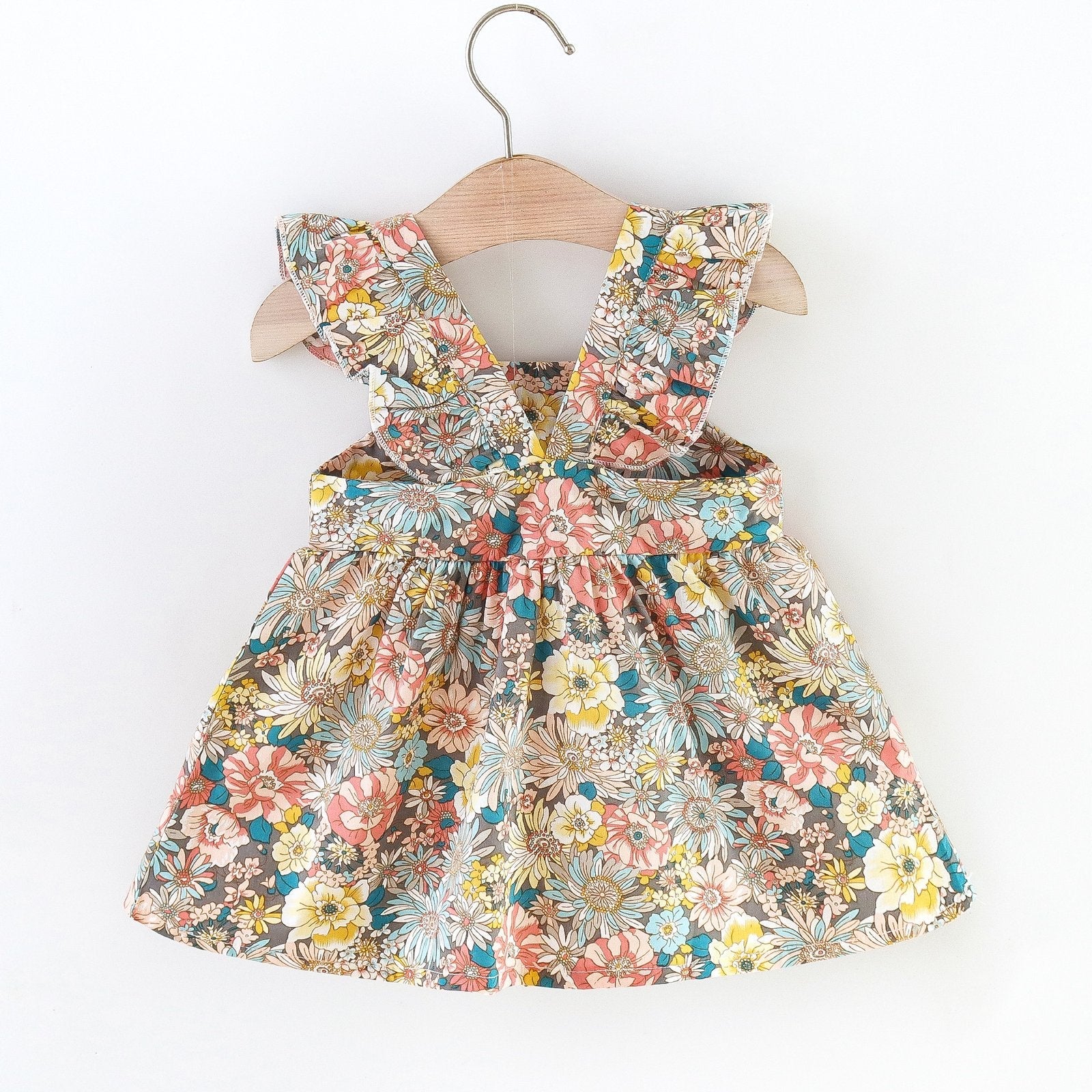 BBFloralFinesse - Kinderkleid mit Tasche