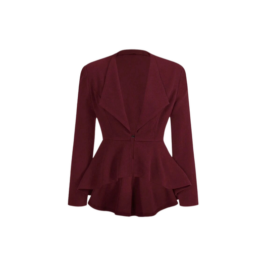 BB blazer burgundy