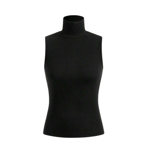 BB Rollkragen-Pullover ohne Arme