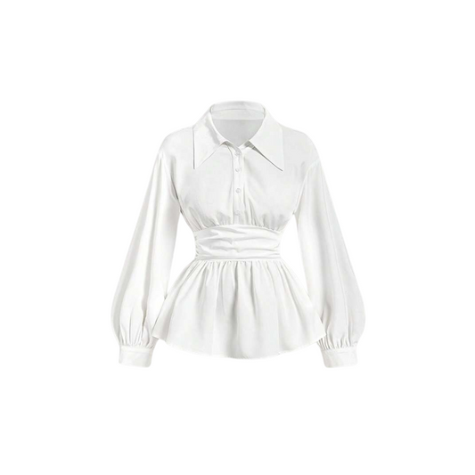 BB weisse Blusenkleid