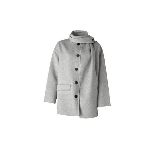 BB Wolljacke mit schal