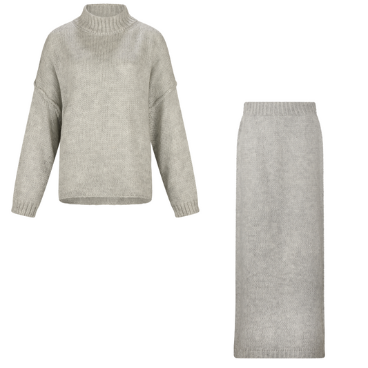 BB EleganceTrio - Set aus Rock und Pullover