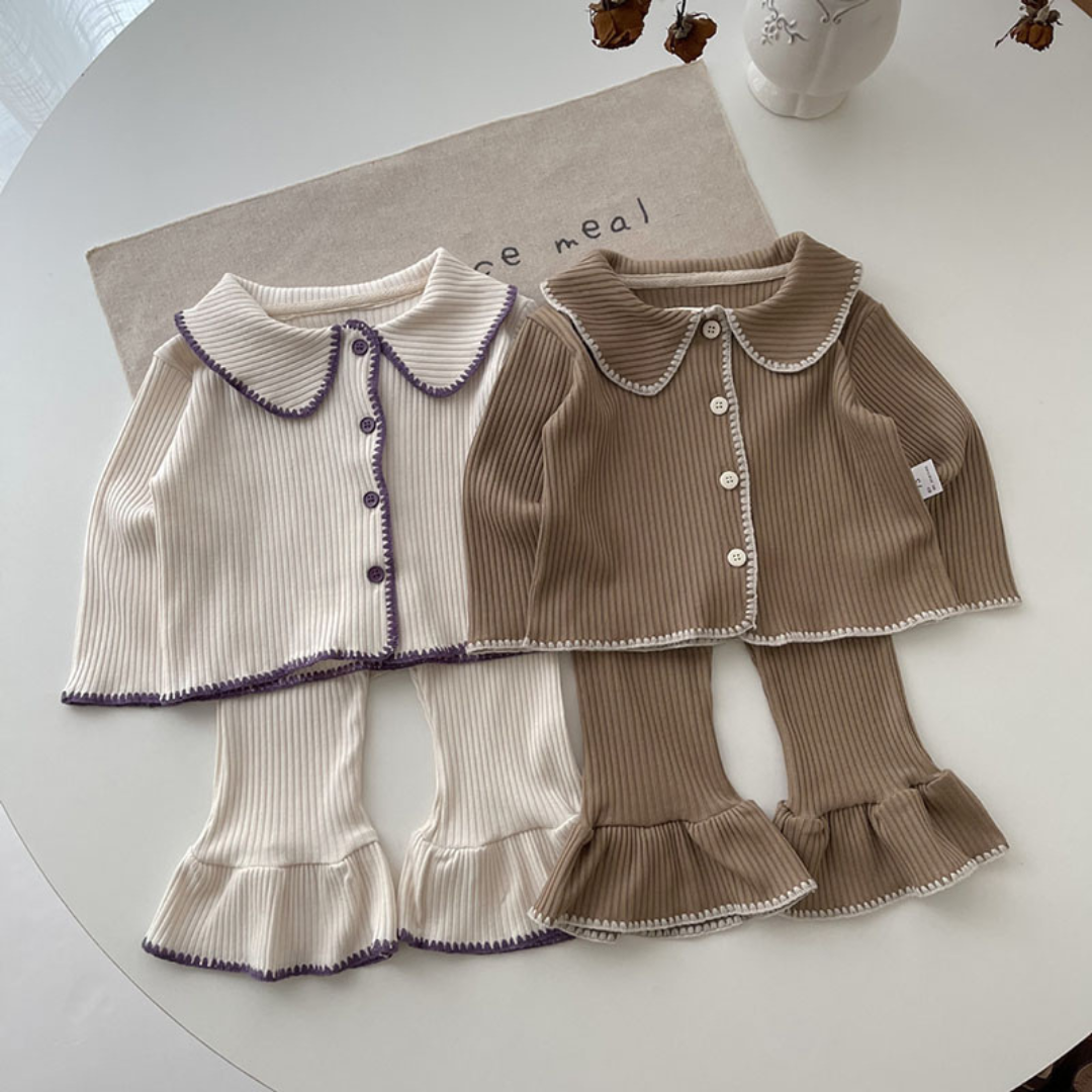 BB Zweiteiliges Baby-Set mit Rüschen