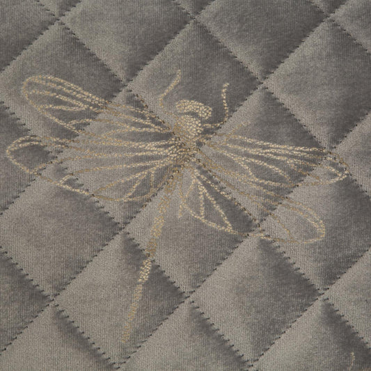 PREMIUM Tagesdecke aus Samt mit Libellenmotiv