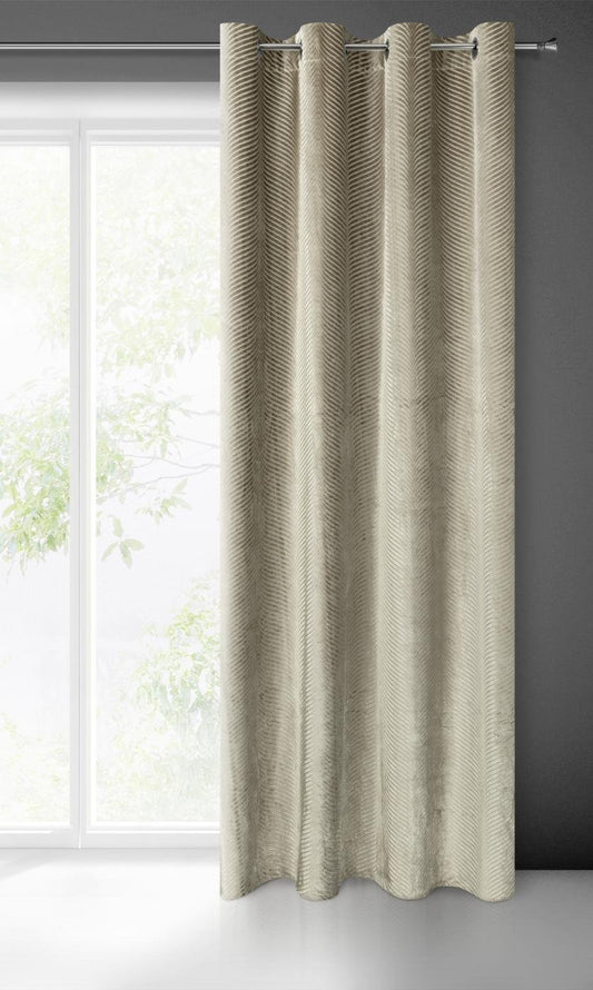 Gardine LUSSI-Vorhang aus glänzendem Samt mit Jacquardmuster Ösen (2 St), abdunkelnd, Jacquard