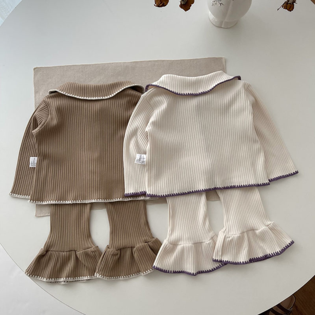 BB Zweiteiliges Baby-Set mit Rüschen