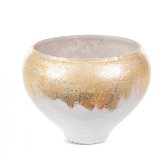Dekoschale IRIS  aus handbemaltem Kunstglas