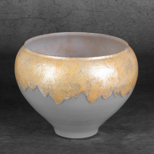 Dekoschale IRIS  aus handbemaltem Kunstglas