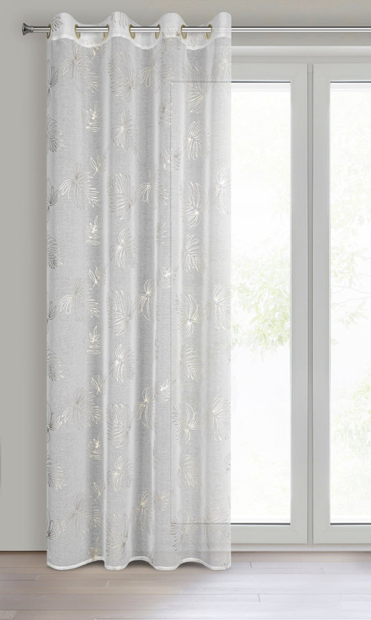 Gardine Vorhang ALINA Ösen (2 St), transparent