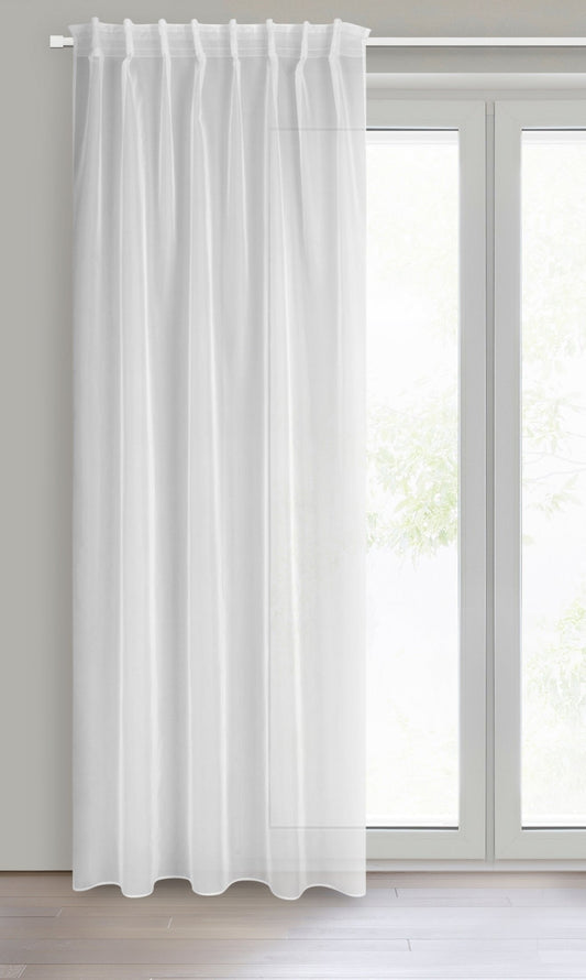 Gardine Vorhang ALINA Faltenband (2 St), transparent