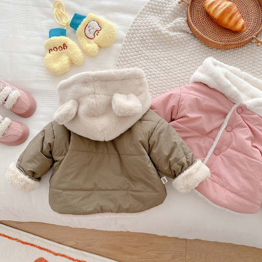 BB Kinderjacke mit Tierohren Kapuze