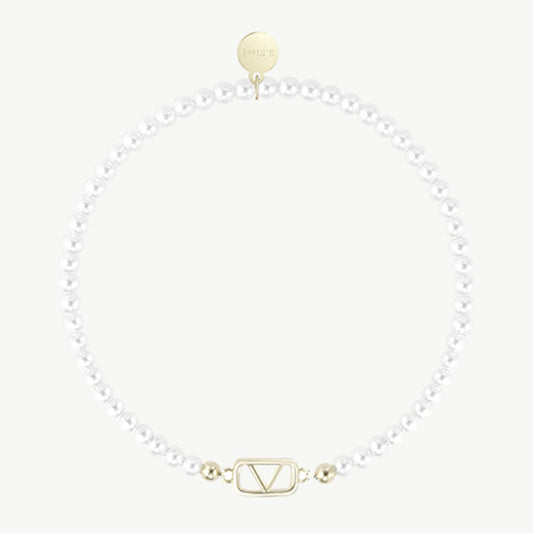 BB Kupfer-Armband mit V-förmigem Design