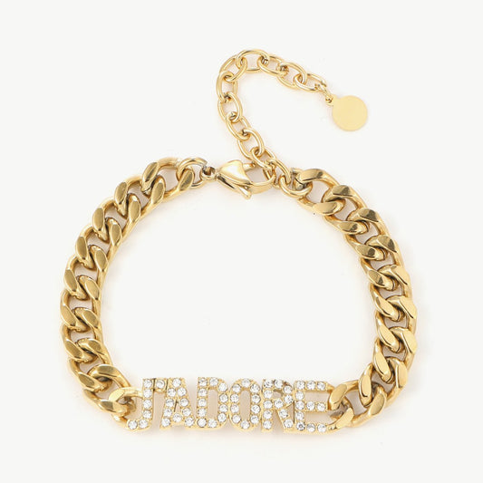 BB Edelstahl-Zirkon-Armband